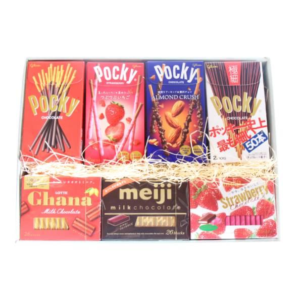 お菓子 ギフト ポッキー & チョコレートギフトセット A (7種 お菓子 ギフト ポッキー & チョコレートギフトセット A (7種