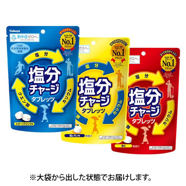 カバヤ食品 塩分チャージタブレッツ 500粒 大容量 3種アソート (塩