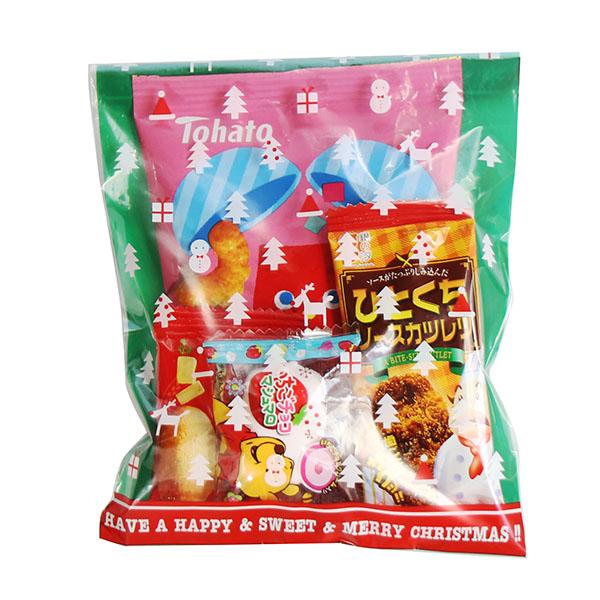 お菓子 詰め合わせ クリスマス袋 200円 袋詰め おかしのマーチ