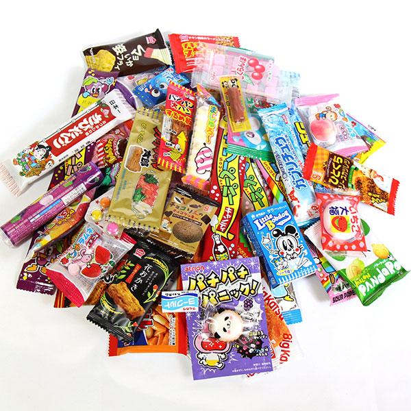 お菓子詰め合わせセット!4日に削除予定です！ お菓子 詰め合わせ お菓子ぎっしり駄菓子箱セット（全55コ）セット A