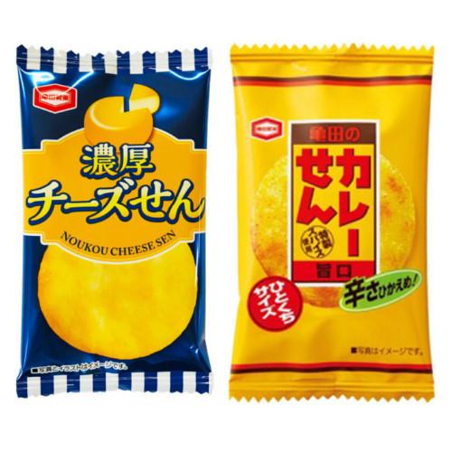 お菓子 詰め合わせ 全国送料無料 亀田の濃厚チーズとカレーせんべいのセット 2種 計24個 おかしのマーチ メール便 Omtmb6584 Omtmb6584 おかしのマーチ 通販 Yahoo ショッピング