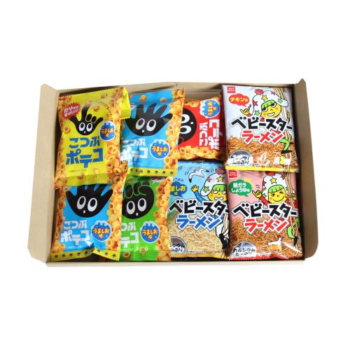 お菓子 詰め合わせ(全国送料無料)ベビースターミニとこつぶポテコ
