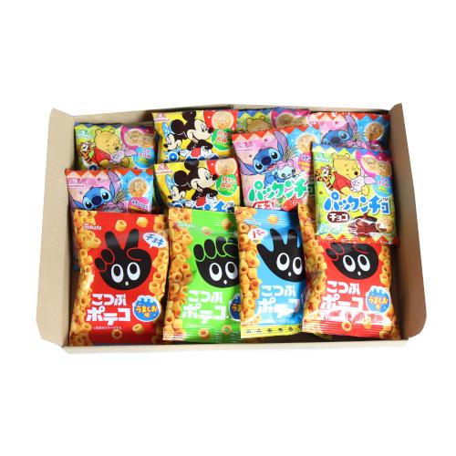 お菓子 詰め合わせ(全国送料無料)こつぶポテコとパックンチョミニ