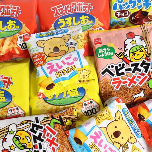 食品、お菓子、お買い得セット！ 1個あたり115円送料無料 おやつゴールドパックお菓子4点セット