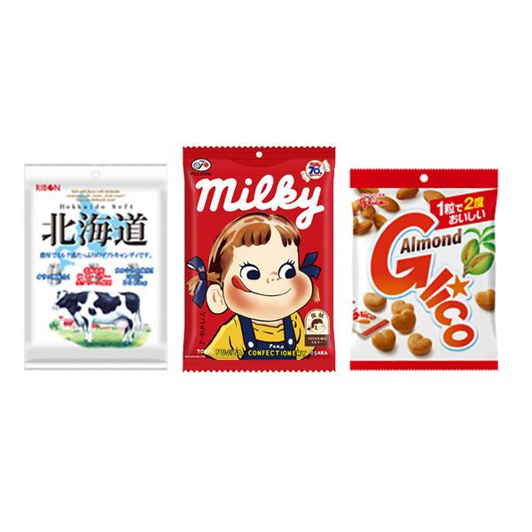 お菓子 詰め合わせ (全国送料無料) 懐かしいやさしい味ソフトキャンディセット（3種・計3コ） おかしのマーチ メール便 (omtmb7596)｜okashinomarch｜02