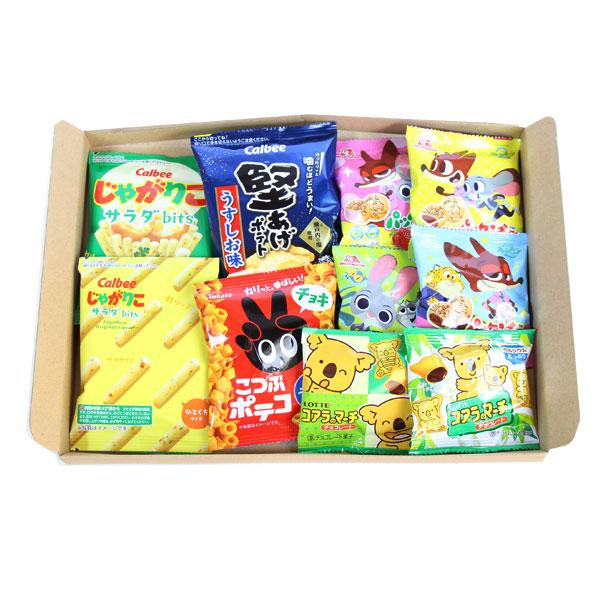 お菓子 詰め合わせ (全国送料無料)チョコとスナックのミニサイズ菓子10