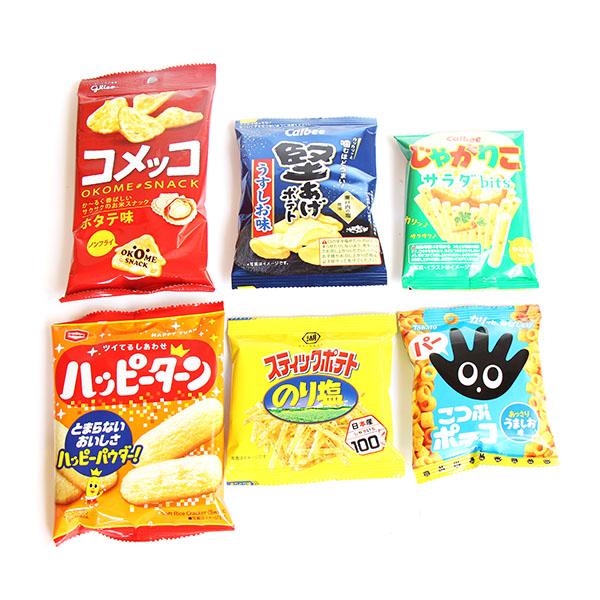 お菓子 詰め合わせ スナックいろいろ 食べ比べセット(6種・計6コ お菓子 詰め合わせ スナックいろいろ 食べ比べセット(6種・計6コ