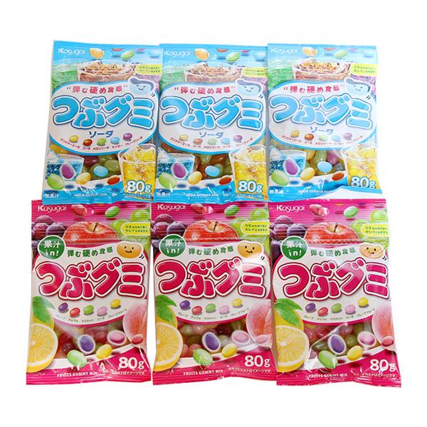 お菓子 詰め合わせ 春日井製菓 つぶグミ 食べ比べセット(2種・計 お菓子 詰め合わせ 春日井製菓 つぶグミ 食べ比べセット(2種・計