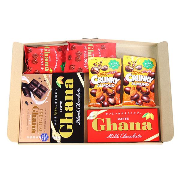 お菓子 詰め合わせ ロッテ ガーナとクランキーチョコ食べ比べ(7種・計9