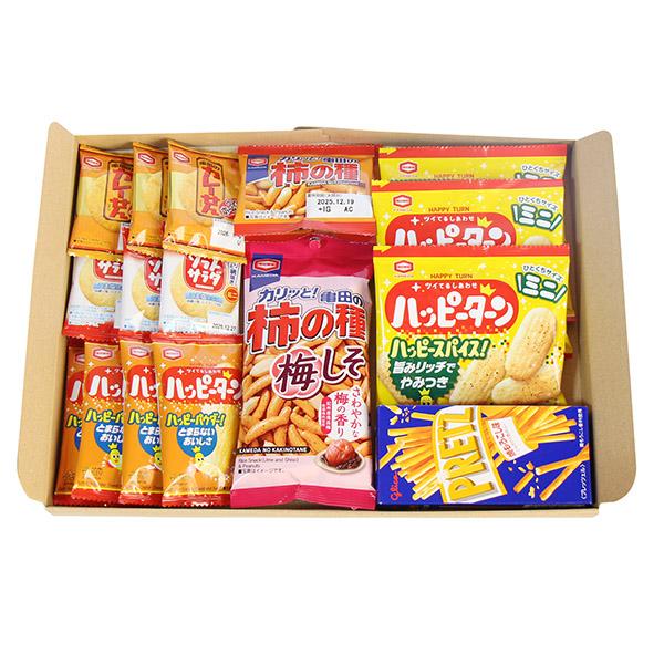 お菓子 詰め合わせミニサイズのプリッツが付いてくる！亀田のお菓子