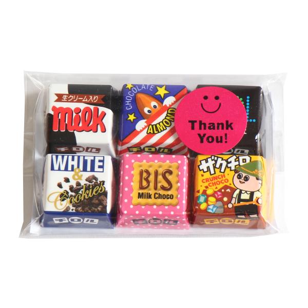 チロル（感謝） お菓子 詰め合わせ Thank you チロルチョコ （6個入×15袋）お礼 感謝
