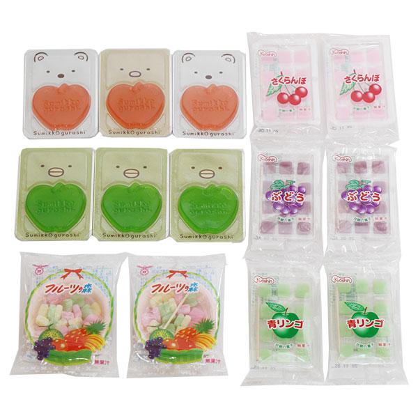 お菓子 詰め合わせ 1500円ポッキリ可愛いゼリーの楽しいセット【5種14