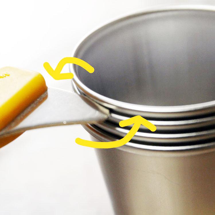 18-8ステンレス製 プリンカップ サイズ5 プリン型 ゼリー型 金属 夏