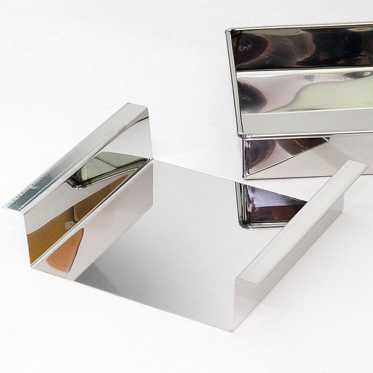 玉子豆腐器（関東型）18cm ステンレス製 流し型 正方 ゼリー型 金属