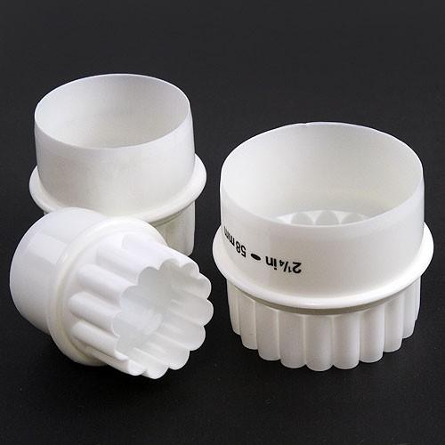 ナイロン ダブルパテ抜き（丸/菊） セット 7P 抜き型 型抜き : おかし