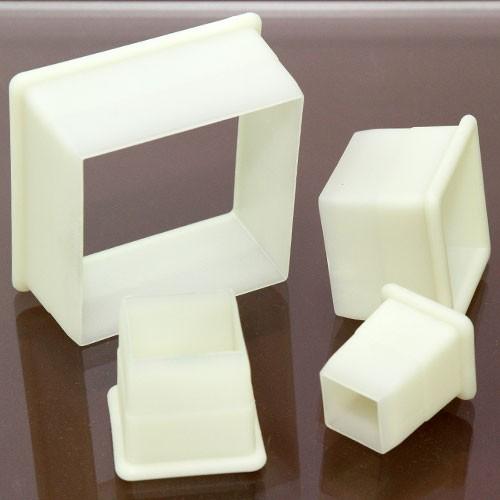 デバイヤー 抜き型セット 四角 9pcs 樹脂製 クッキー型 deBUYER 型抜き