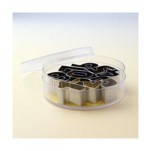 ステンレス製 クッキー型セット 数字 9pcs クッキー抜き型 クッキー