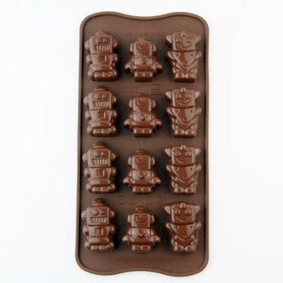 チョコレート型 シリコンモールド ROBOCHOC(ロボット)SCG018 チョコレート型 シリコンモールド ROBOCHOC(ロボット)SCG018
