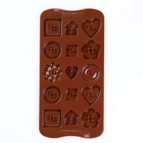 チョコレート型 シリコンモールド Choco Buttons(チョコボタン)SCG029 チョコ型 モルド EASYCHOC イージーチョコ ショコラ|okashinomori|03