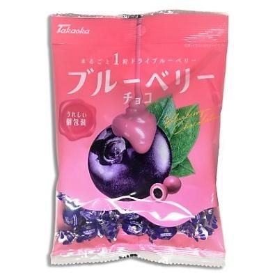 タカオカ ブルーベリーチョコ 90g×12袋入 : 信州上田のおかしやさん