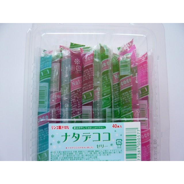 坂製菓 ロングナタデココゼリー 40本入 駄菓子ゼリー : 信州上田の