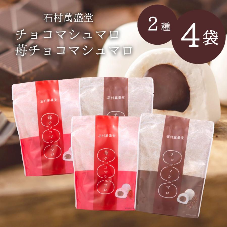 賞味期限：2026/4/15＞マシュマロ 6個 石村萬盛堂 2種（チョコ