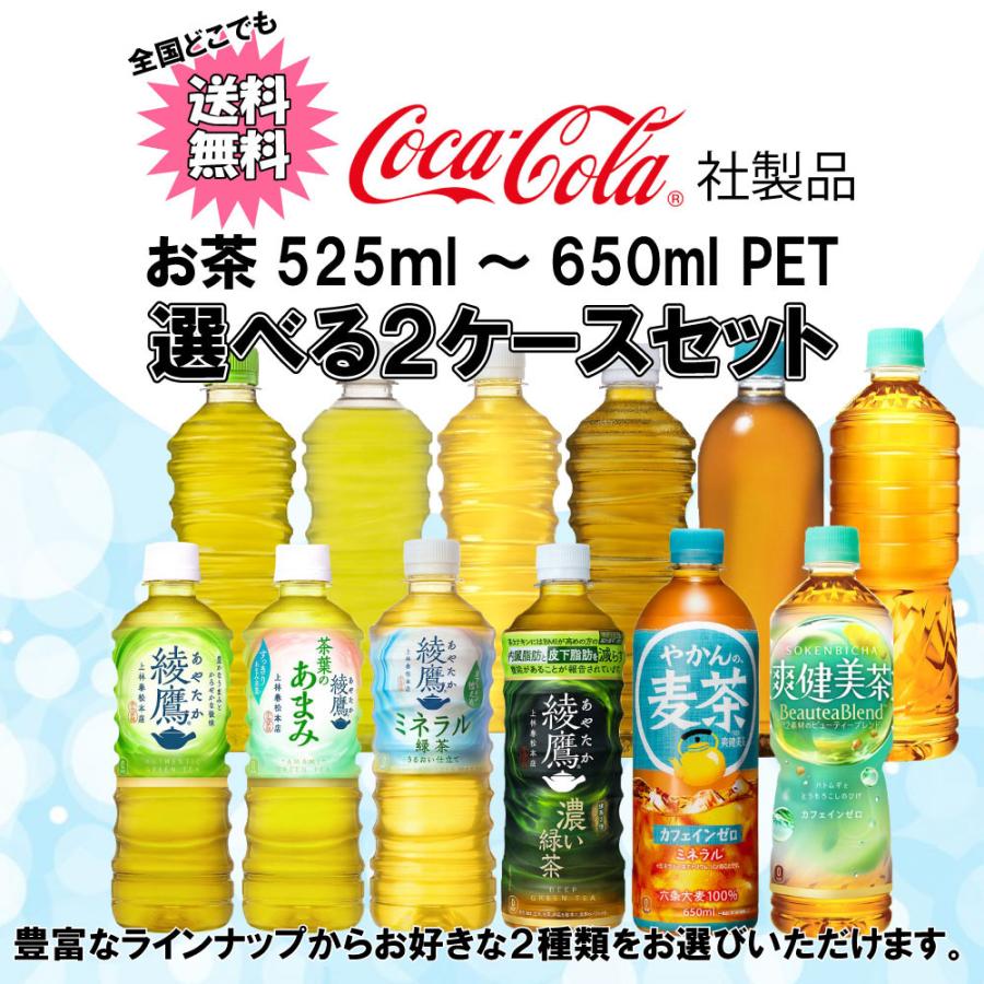 Coca Cola（コカコーラ） 選べてお得！！ お茶 500ml よりどり 2ケース