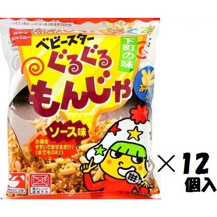 おやつカンパニー ベビースターぐるぐるもんじゃソース 36g×12個入