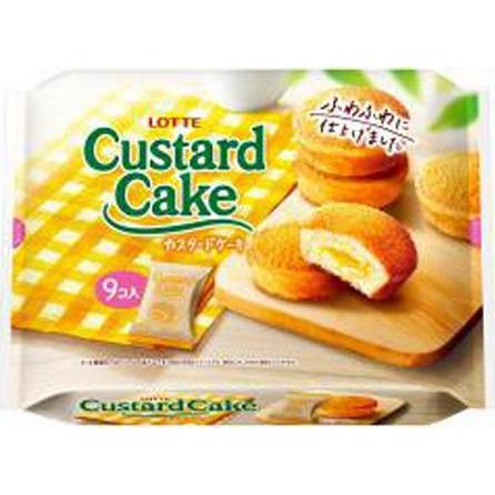 ロッテ カスタードケーキ パーティパック 9個×10袋入※お取り寄せ