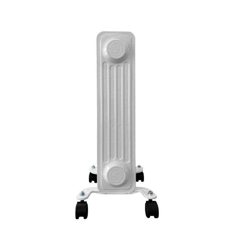 オイルヒーター ホワイト ウッド調パネル おしゃれ スリム キャスター