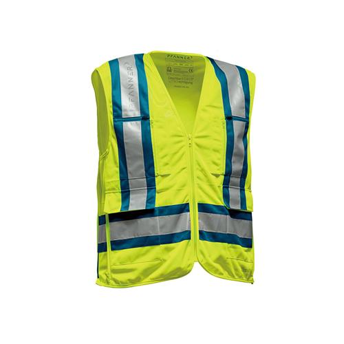 PFANNER ファナー Zipp4Fit Hi-Vis ベスト(反射板付き) 雨具 防寒具