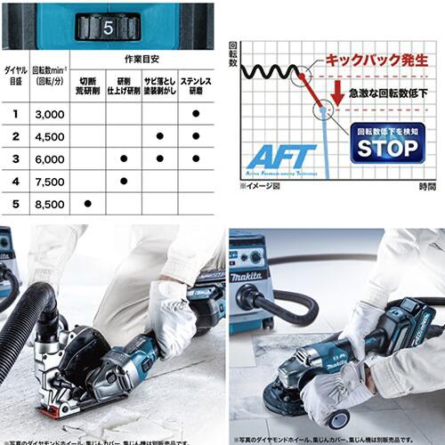 マキタ（makita） 【makita マキタ GA017GZ】充電式ディスクグラインダ