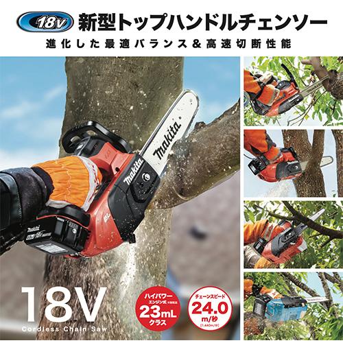 マキタ（makita） MUC258D 充電式チェンソー（本体のみ）18V トップ