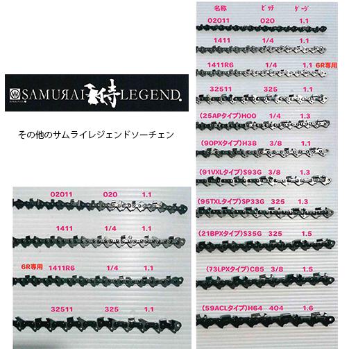 SAMURAI サムライレジェンド S91VXL-46E チェーンソー 替刃 替え刃