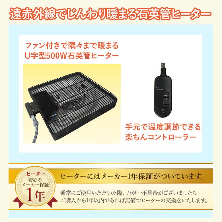 こたつテーブル コタツ 楕円 だえん オーバル 120×80cm ウォールナット
