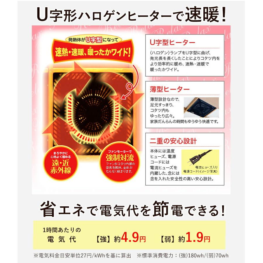 こたつテーブル コタツ 楕円 だえん オーバル 120×80cm ウォールナット
