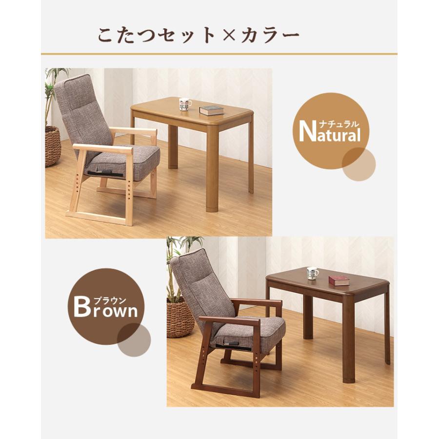 8月下旬入荷】 一人用こたつ ハイタイプこたつ 3点セット 90×60