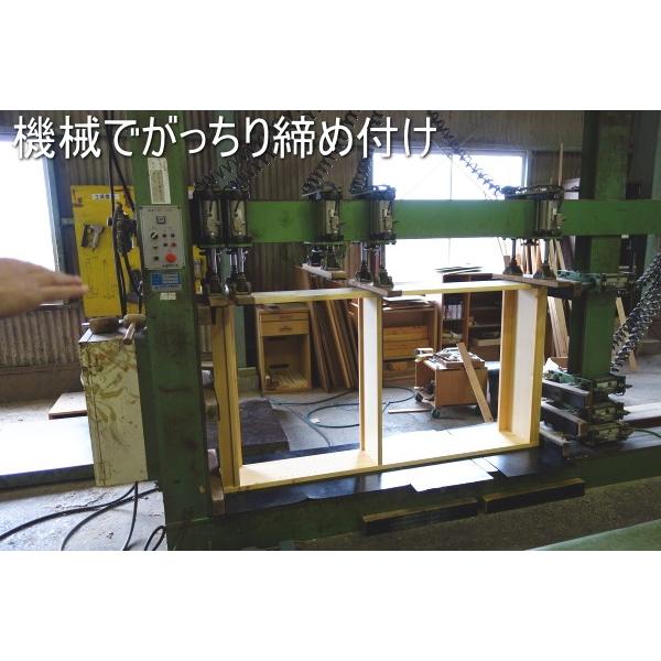 ラック 棚 木製 収納 オープンラック シェルフ 北欧風 幅90 本製 大川 パイン無垢材 オイル塗装 ロータイプB型 完成品 開梱設置の画像