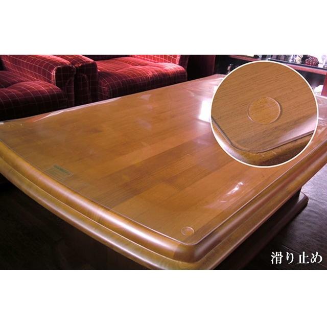 テーブルマット 透明 厚み2mm 定型 90×150cm 両面非転写 非密着性 TR｜okawakagu｜05