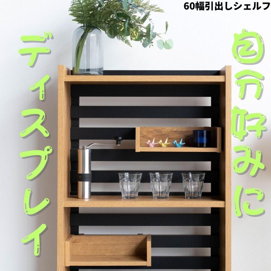 吊下げディスプレイでオシャレに魅せるキッチン収納シェイド60引出し