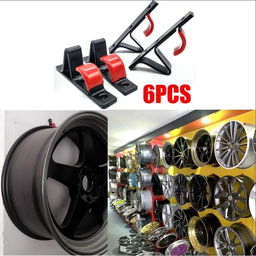 高品質6個13-22 ''タイヤホイールリムハブぶら下げプラスチックフック