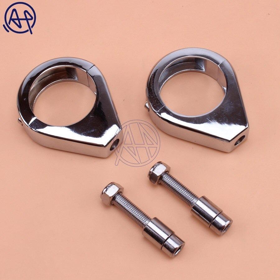 41mm フォーク チューブ 左右 クランプ ブラケット ウインカー ターンシグナル インジケーター オートバイ ハーレー カフェレーサー / om00268大川商店 通販