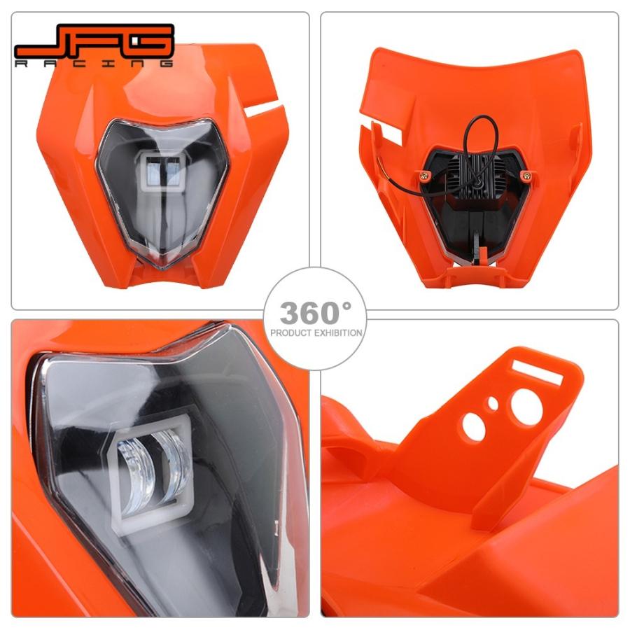 オートバイ LED ヘッドライト ヘッドランプ KTM EXC EXCF SX SXF オートバイ LED ヘッドライト ヘッドランプ KTM EXC EXCF SX SXF