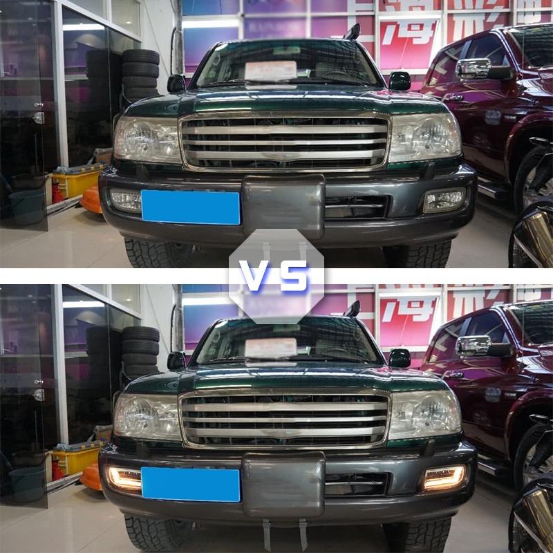 トヨタランドクルーザー100系 フロントバンパー用デイライトウィンカー