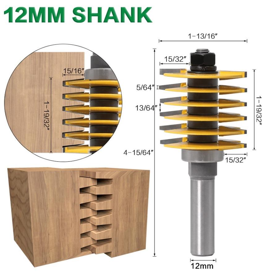 プロ愛用品☆ジョイント加工の8mmシャンク木工用ルータービット 1本