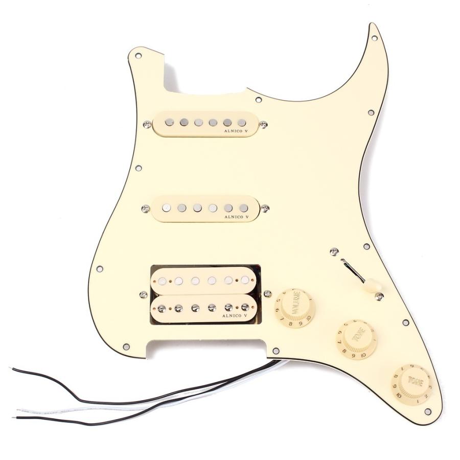 アルニコ5 SSH配線済みピックガード ピックアップ stratocaster アルニコ5 SSH配線済みピックガード ピックアップ stratocaster