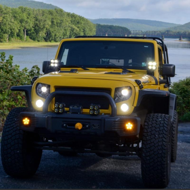 JEEPジープラングラー JK LEDデイライト＆ウィンカーのダブル
