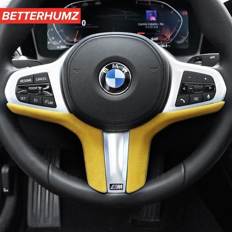 Suede Leather Gear Knob Cover Trim For BMW G30 G38 G32 G11 G12 G01 G02 G08 – Center Console