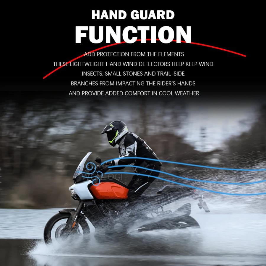 Harley ハーレー パンアメリカ 1250/S 2021-2022 ハンドガード 保護 プラスチック