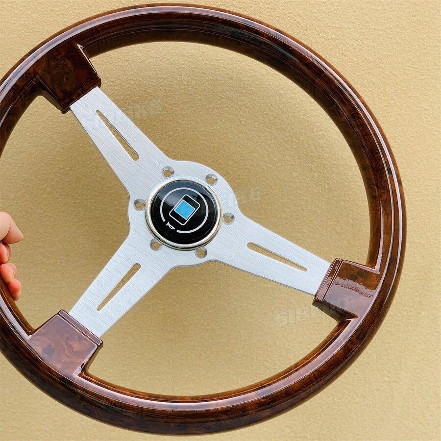 ステアリングホイール 1983年製 ウッドとアルミニウム製 【公式通販】